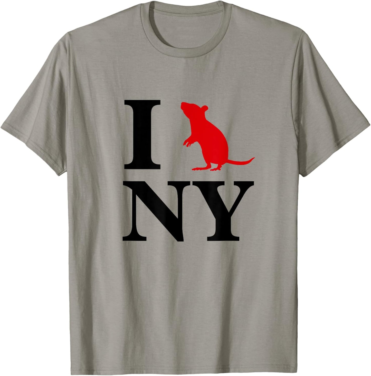 I Rat NY I Love Rats New York T-Shirt - T-Shirt | Sand