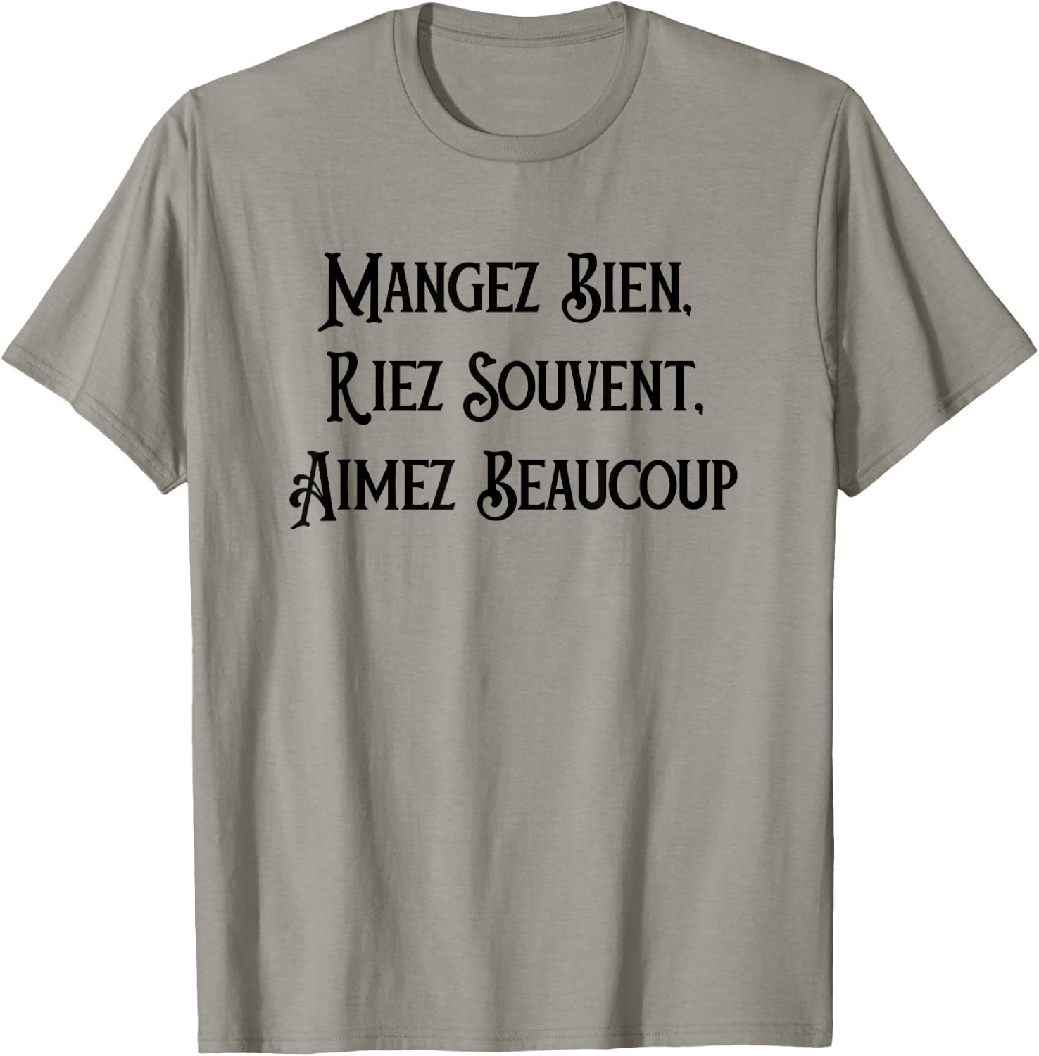 French Quote Gift France Travel Gift French Club Polyglot T-Shirt - T-Shirt | Sand
