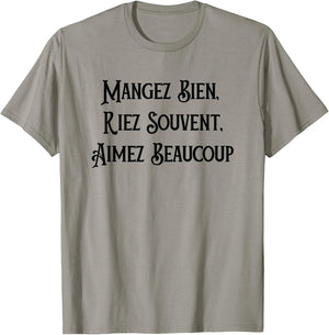 French Quote Gift France Travel Gift French Club Polyglot T-Shirt - T-Shirt | Sand