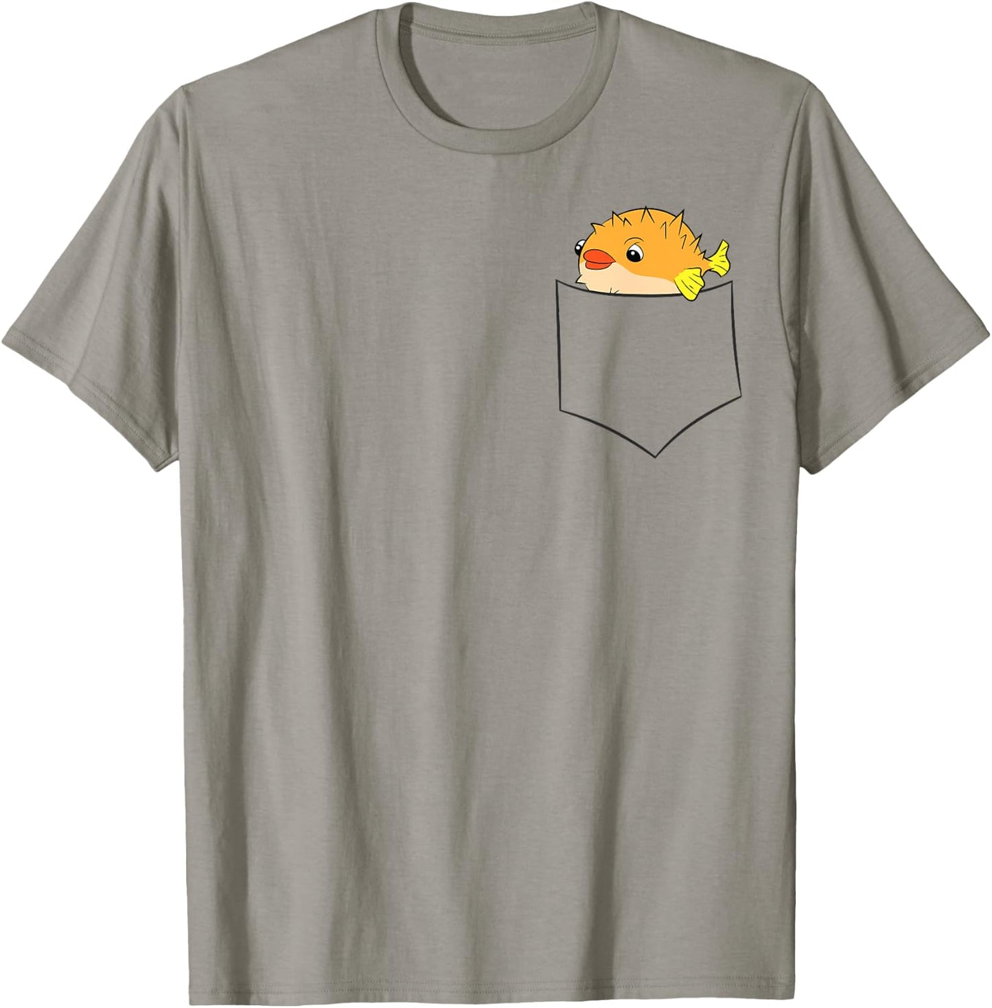 Pufferfish In The Pocket Love Pufferfish Pocket Pufferfish T-Shirt - T-Shirt | Sand