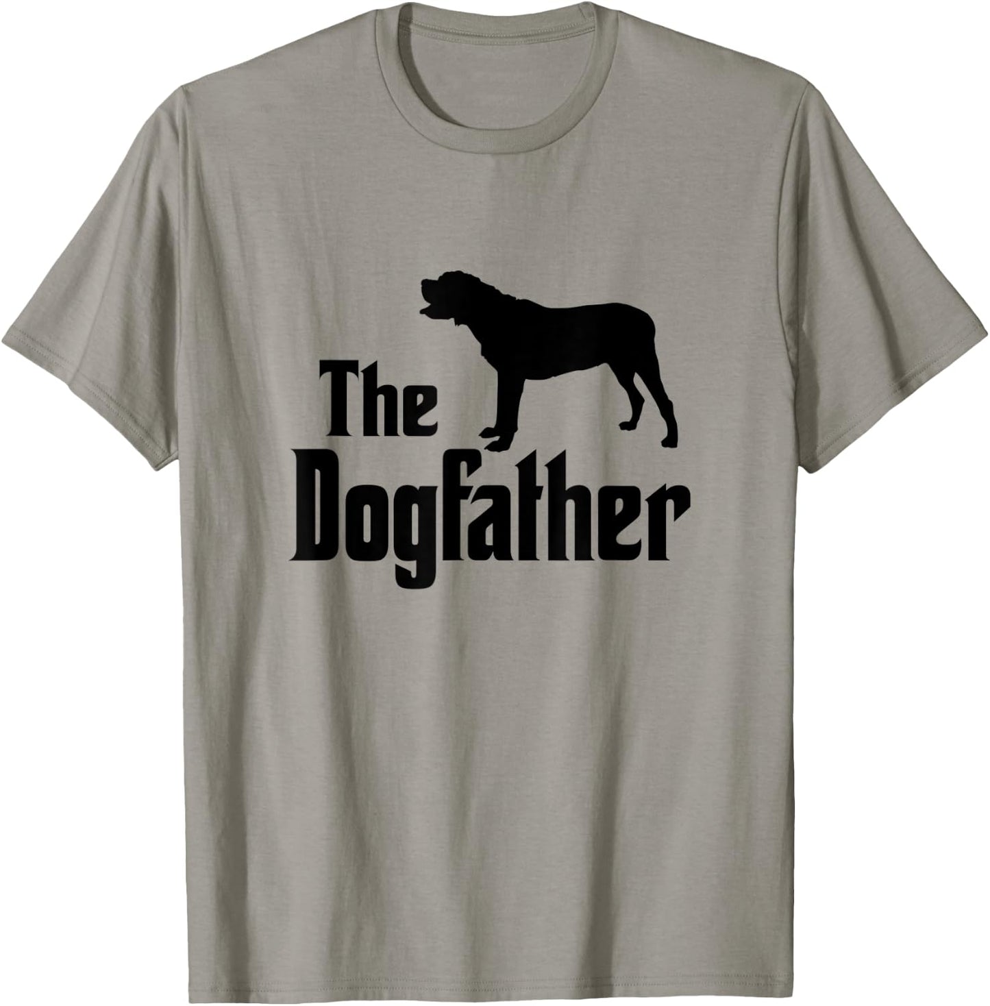 The Dogfather - funny dog gift, funny Mastiff T-Shirt - T-Shirt | Sand