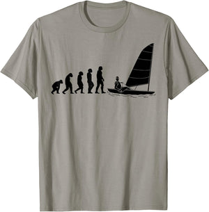 Sailing sailinger EVOLUTION sailing Sail boats sailing T-Shirt - T-Shirt | Sand