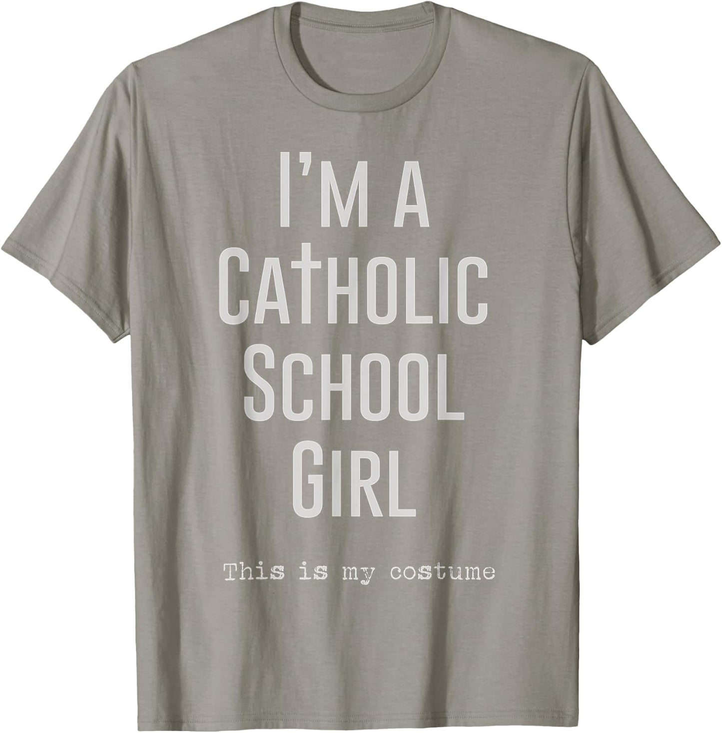 Halloween Catholic School Girl Costume T-Shirt - T-Shirt | Sand