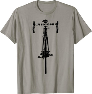 Life Behind Bars Motorcycle Biker T-Shirt - T-Shirt | Sand
