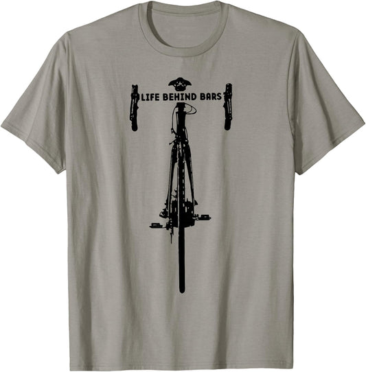 Life Behind Bars Motorcycle Biker T-Shirt - T-Shirt | Sand