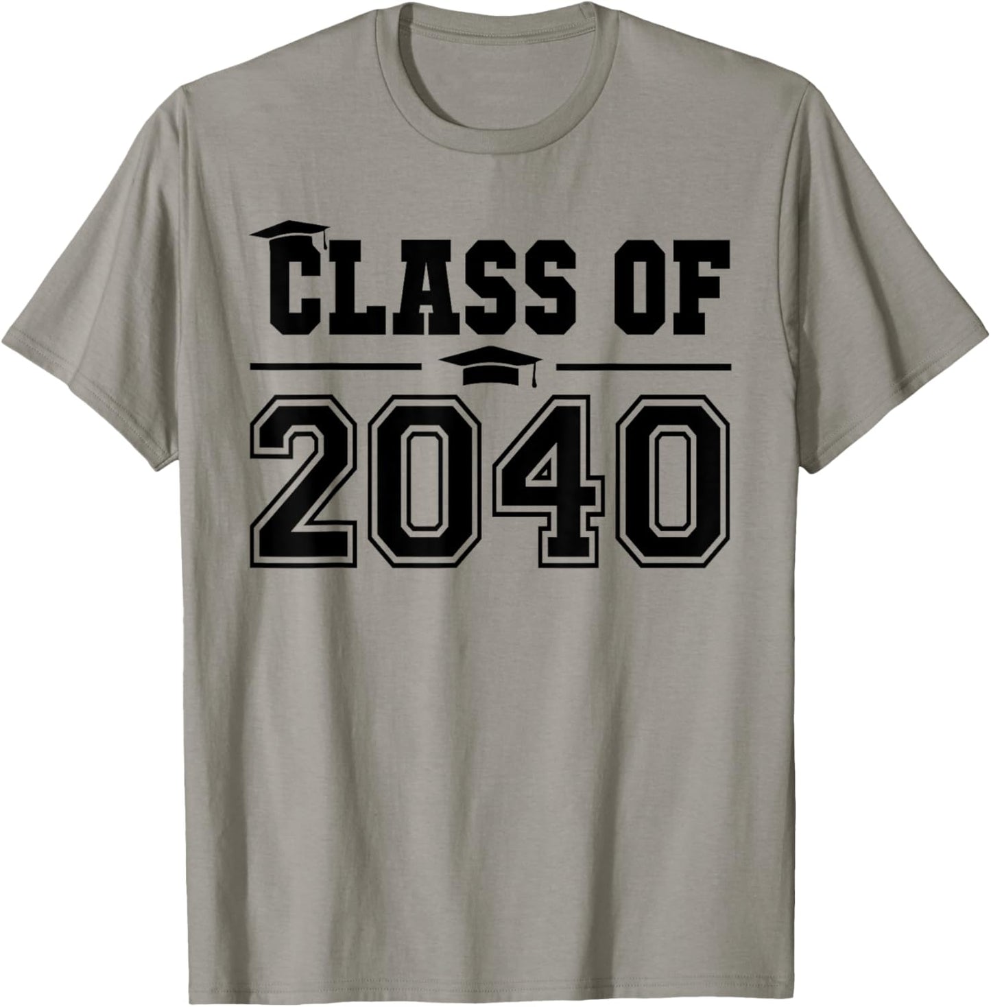 Class of 2040 Grow With Me First Day of School Graduation T-Shirt - T-Shirt | Sand