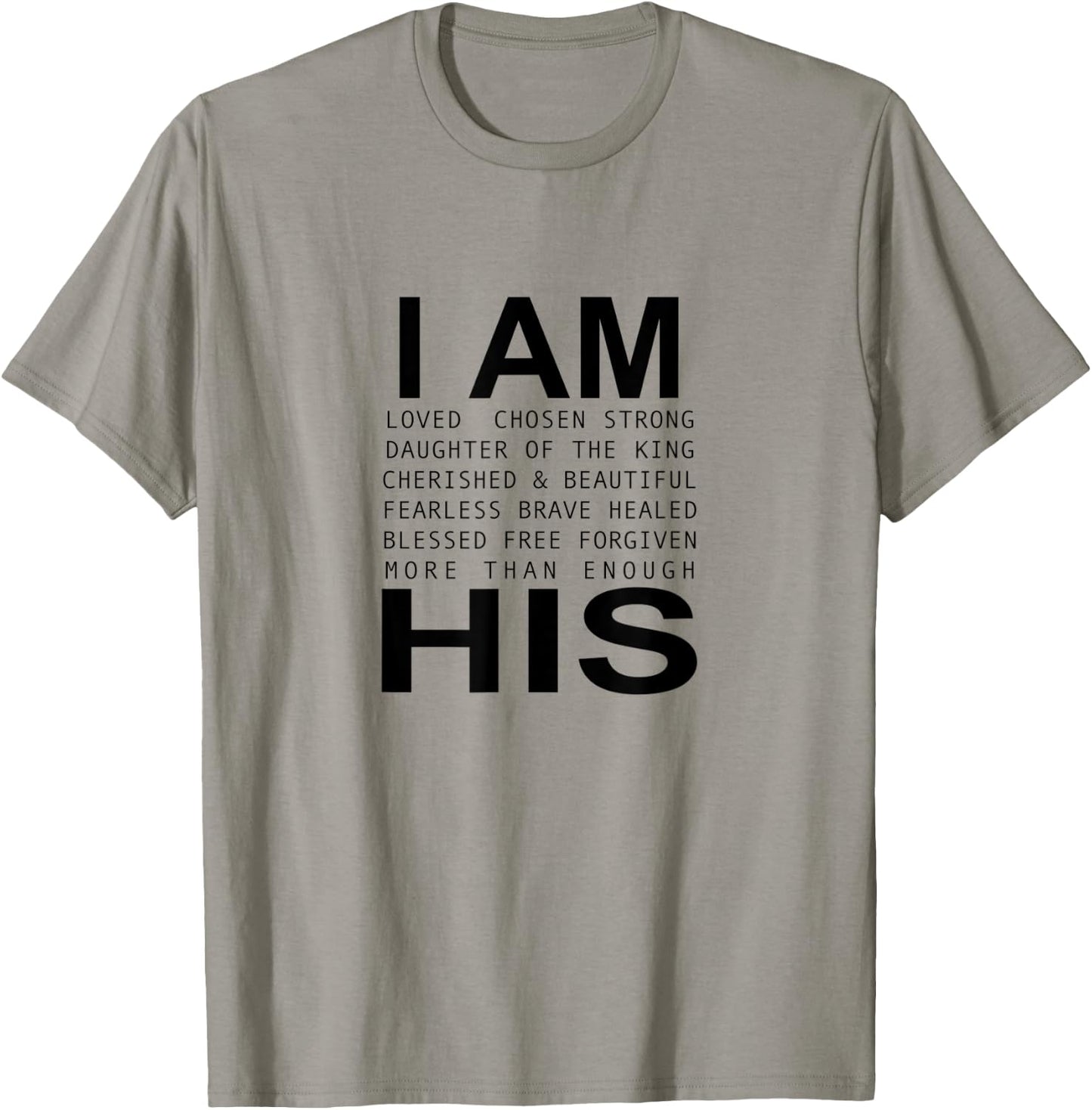 I’m His Christian Faith Christian Jesus God Lover Religious T-Shirt - T-Shirt | Sand