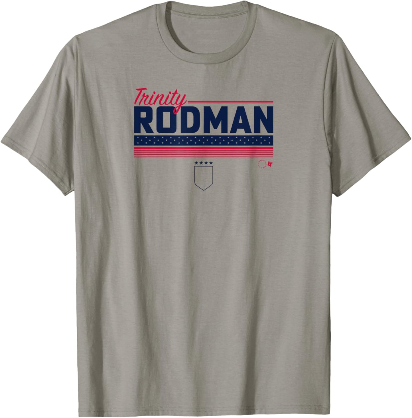 Trinity Rodman Stripe USWNTPA - USA Soccer T-Shirt - T-Shirt | Sand