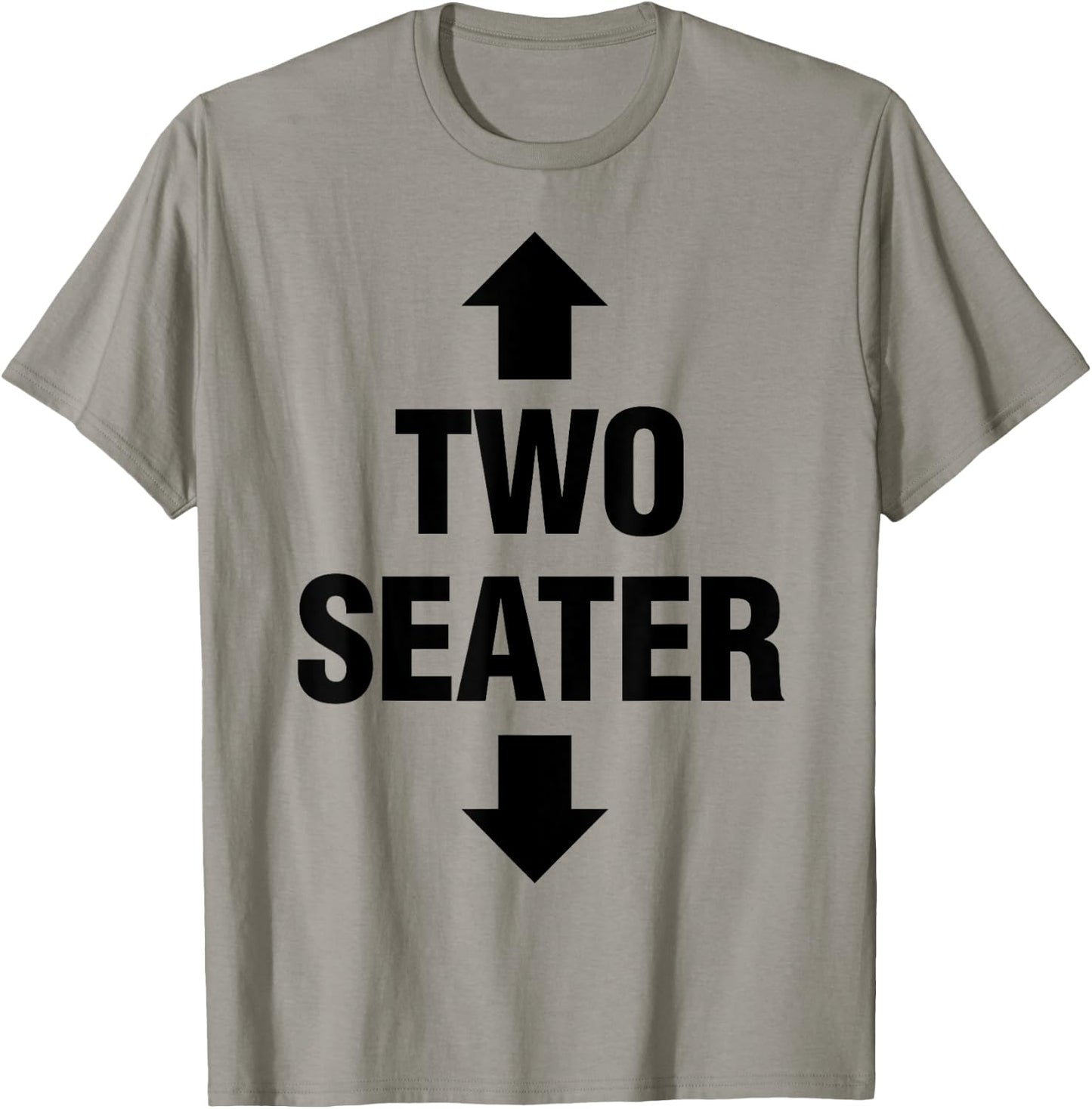 Two Seater Shirt Adult Fetish Swinger Polygamy Freak Gift T-Shirt - T-Shirt | Sand