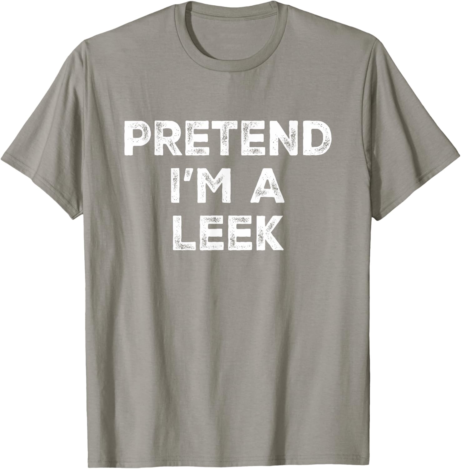 Pretend I'm A Leek Lazy Halloween Costume T-Shirt - T-Shirt | Sand
