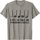 Funny Life Is Full Of Important Choices Golf Lover T-Shirt - T-Shirt | Sand