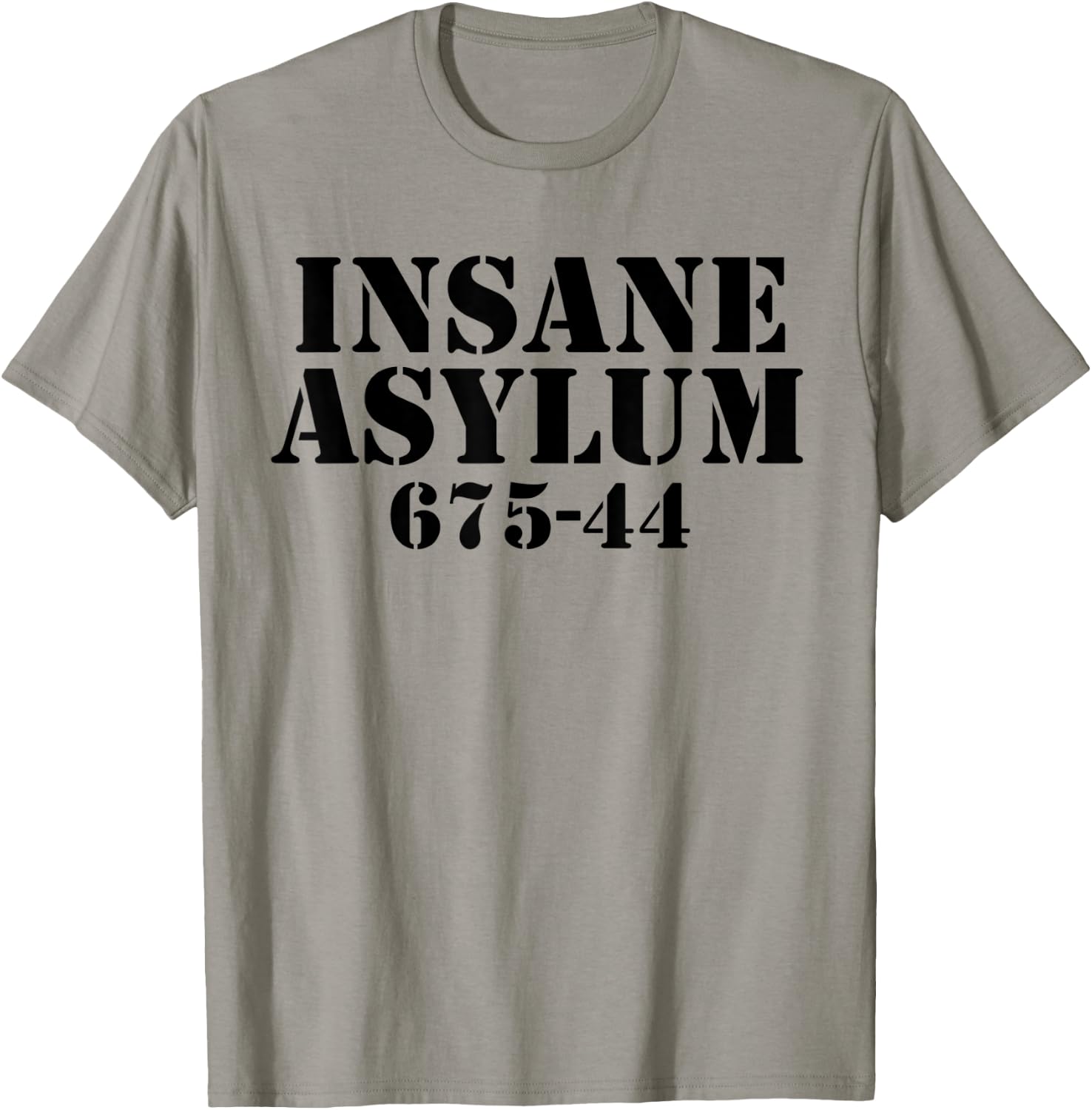 Funny Easy Lazy Halloween INSANE ASYLUM PRISON Costume Gift T-Shirt - T-Shirt | Sand