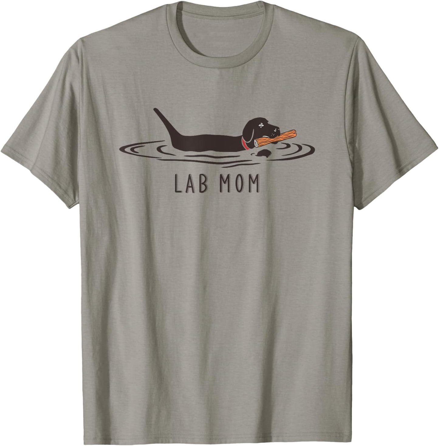 Lab Mom Labrador Retriever Dog Owner Mother T-Shirt - T-Shirt | Sand