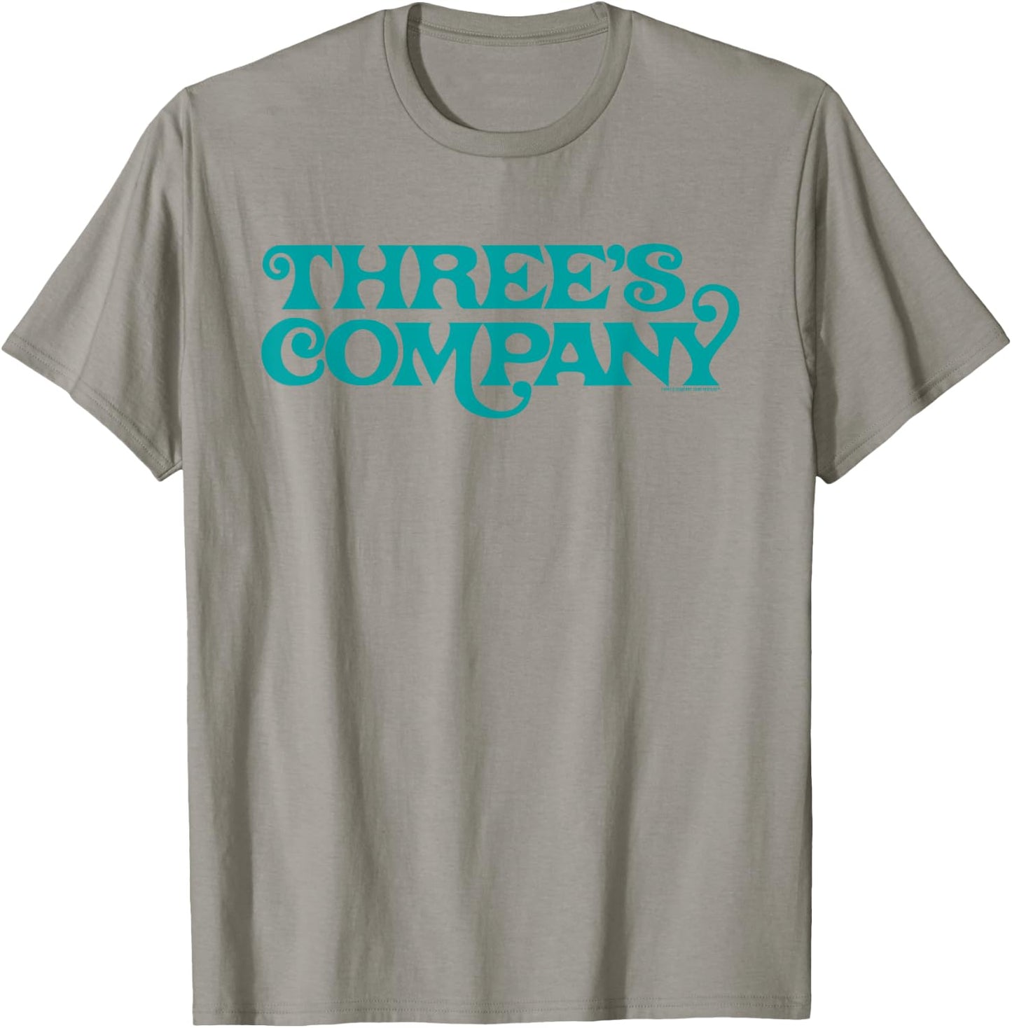 Three's Company Retro Sitcom Show Logo T-Shirt - T-Shirt | Sand