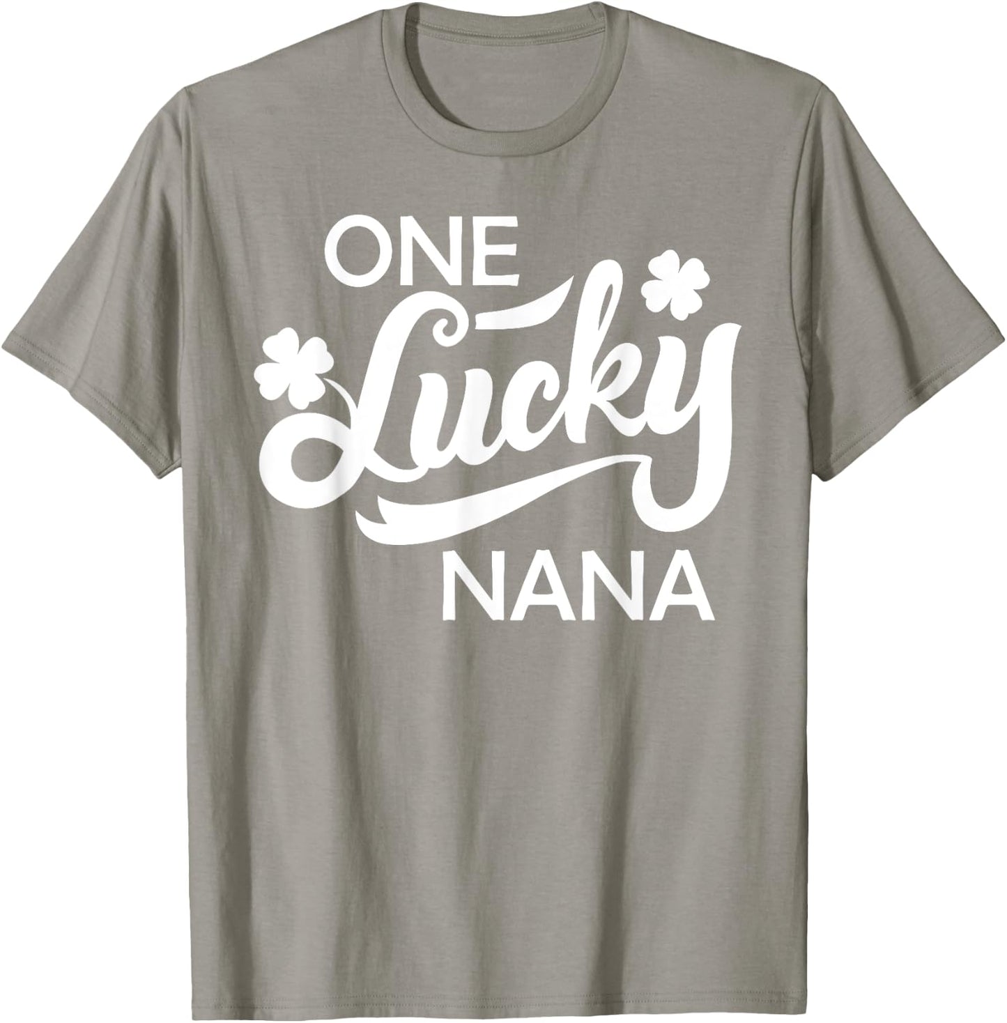 St Patricks Day A Happy Nana Shamrock Irish Gesc T-Shirt - T-Shirt | Sand