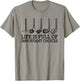 Funny Life is Full Of Important Choices Golf Clubs Design T-Shirt - T-Shirt | Sand