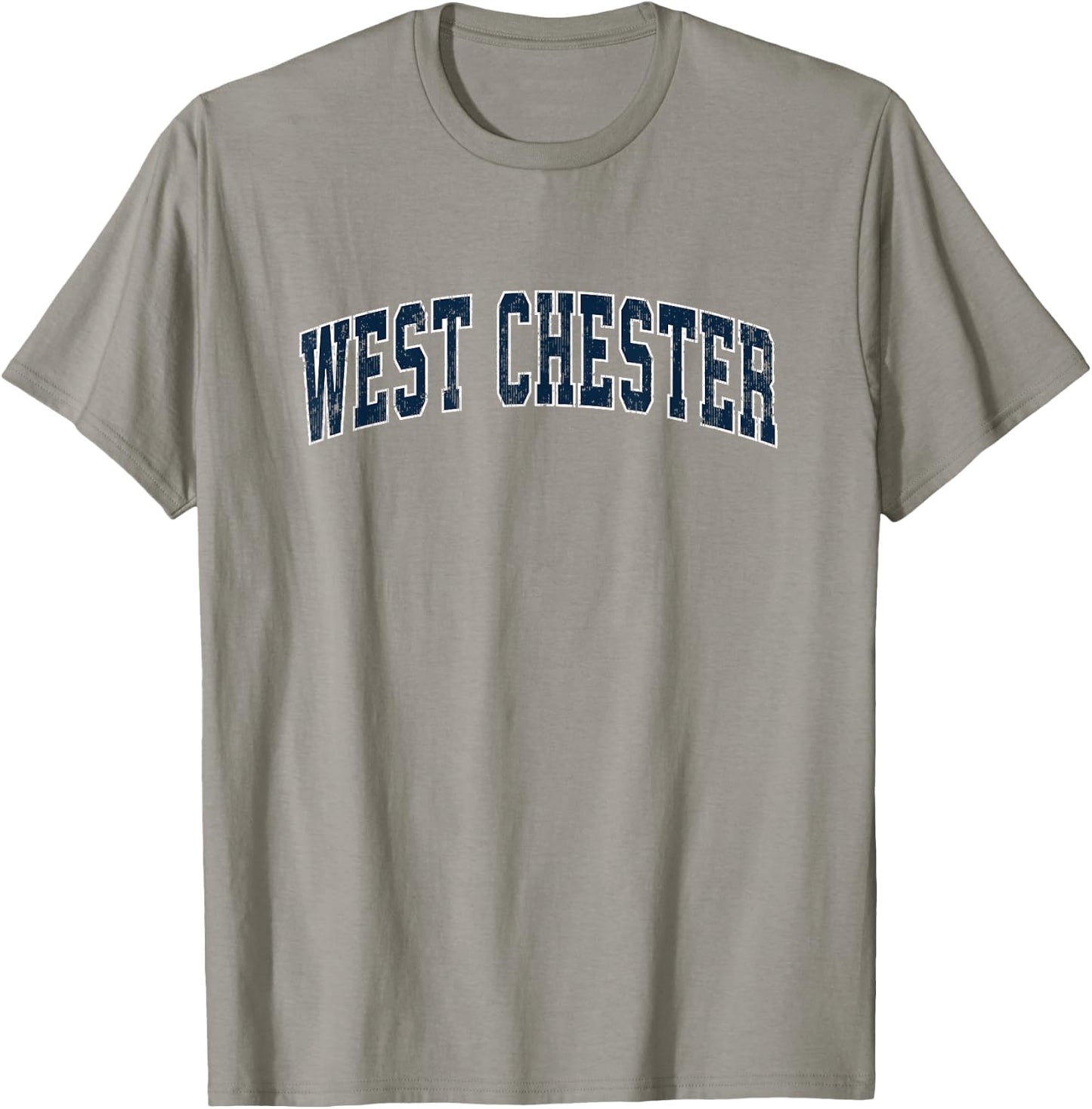 West Chester Pennsylvania PA Vintage Sports Design Navy Desi T-Shirt - T-Shirt | Sand