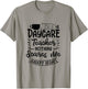 Funny Daycare Teacher Coffee Lover- Nothing Scares Me T-Shirt - T-Shirt | Sand