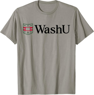 WashU Men's Icon Logo | Washington University in St. Louis T-Shirt - T-Shirt | Sand