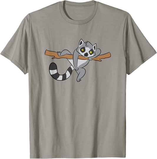 Funny Lemur Animal Kids Lemurs T-Shirt - T-Shirt | Sand