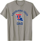 Louisiana Tech Bulldogs Arched Dad T-Shirt - T-Shirt | Sand