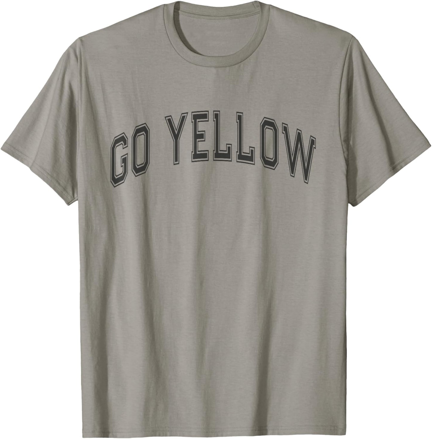 GO Yellow Team Summer Camp Competition Color Event War Game T-Shirt - T-Shirt | Sand