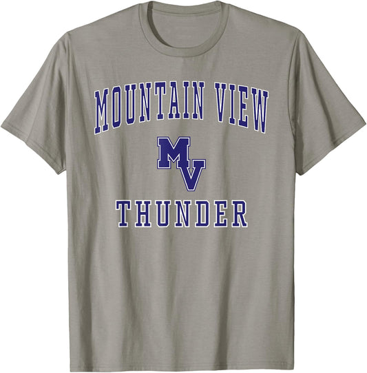 Mountain View High School Thunder T-Shirt - T-Shirt | Sand