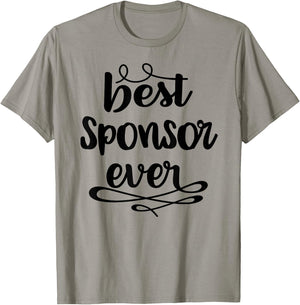 Confirmation Sponsor Sponsorship Gift - Best Sponsor Ever T-Shirt - T-Shirt | Sand