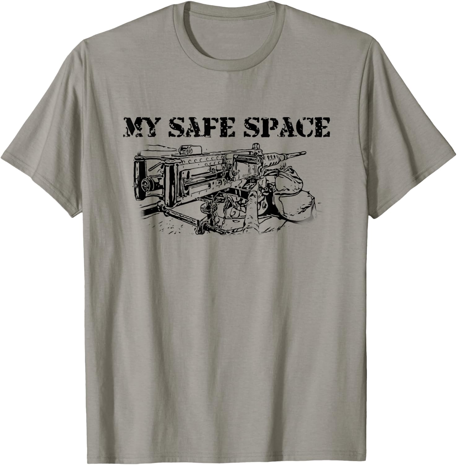 0331 Machine Gunner, Funny Infantry T-Shirt - T-Shirt | Sand