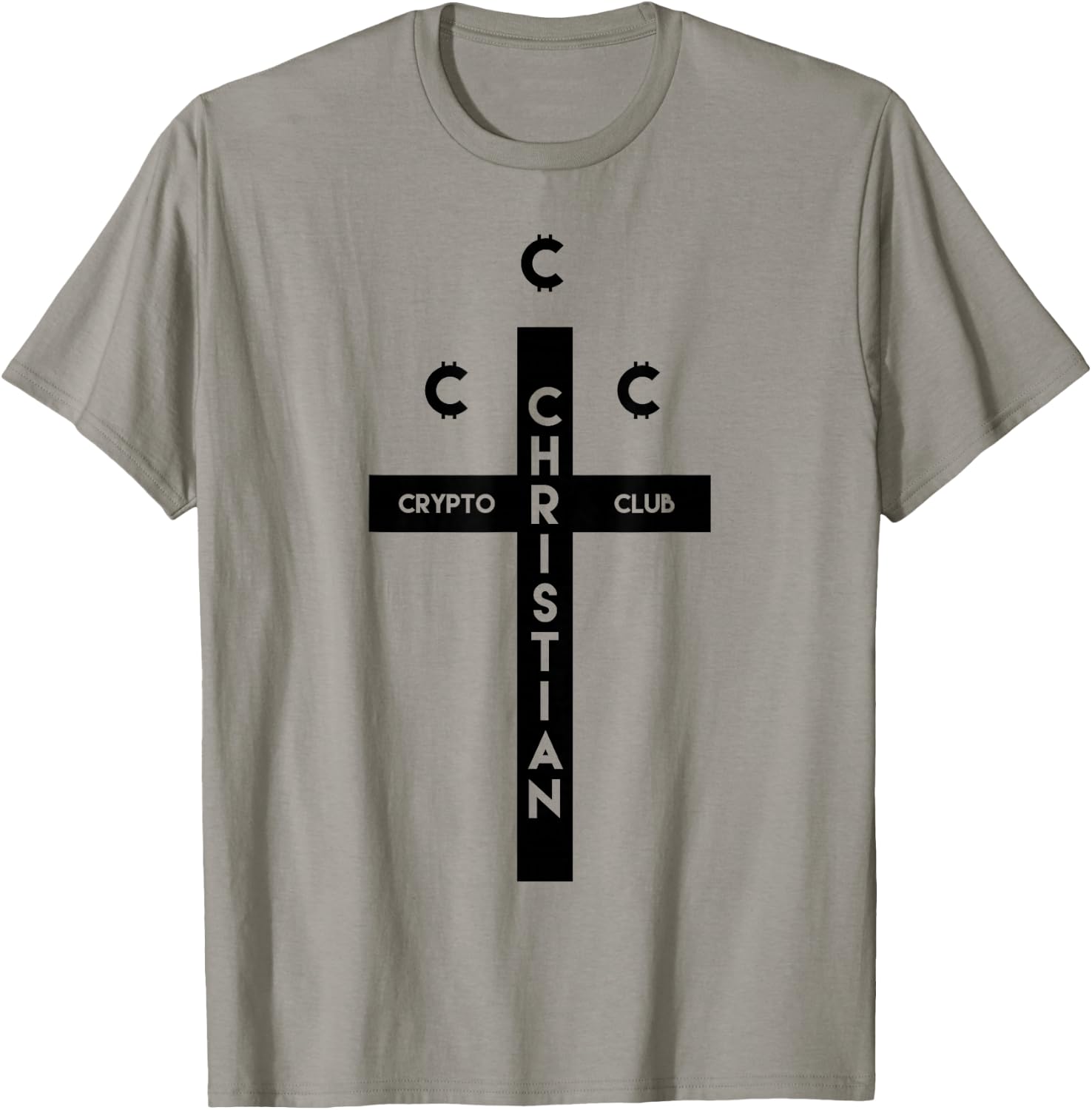 Kevin Smith Clerks 3 Elias Christian Crypto Club Logo Retro T-Shirt - T-Shirt | Sand