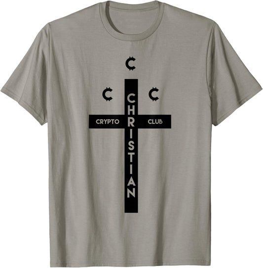 Kevin Smith Clerks 3 Elias Christian Crypto Club Logo Retro T-Shirt - T-Shirt | Sand