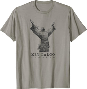 Key Largo - Christ of the Abyss - Scuba Diving Pennekamp T-Shirt - T-Shirt | Sand