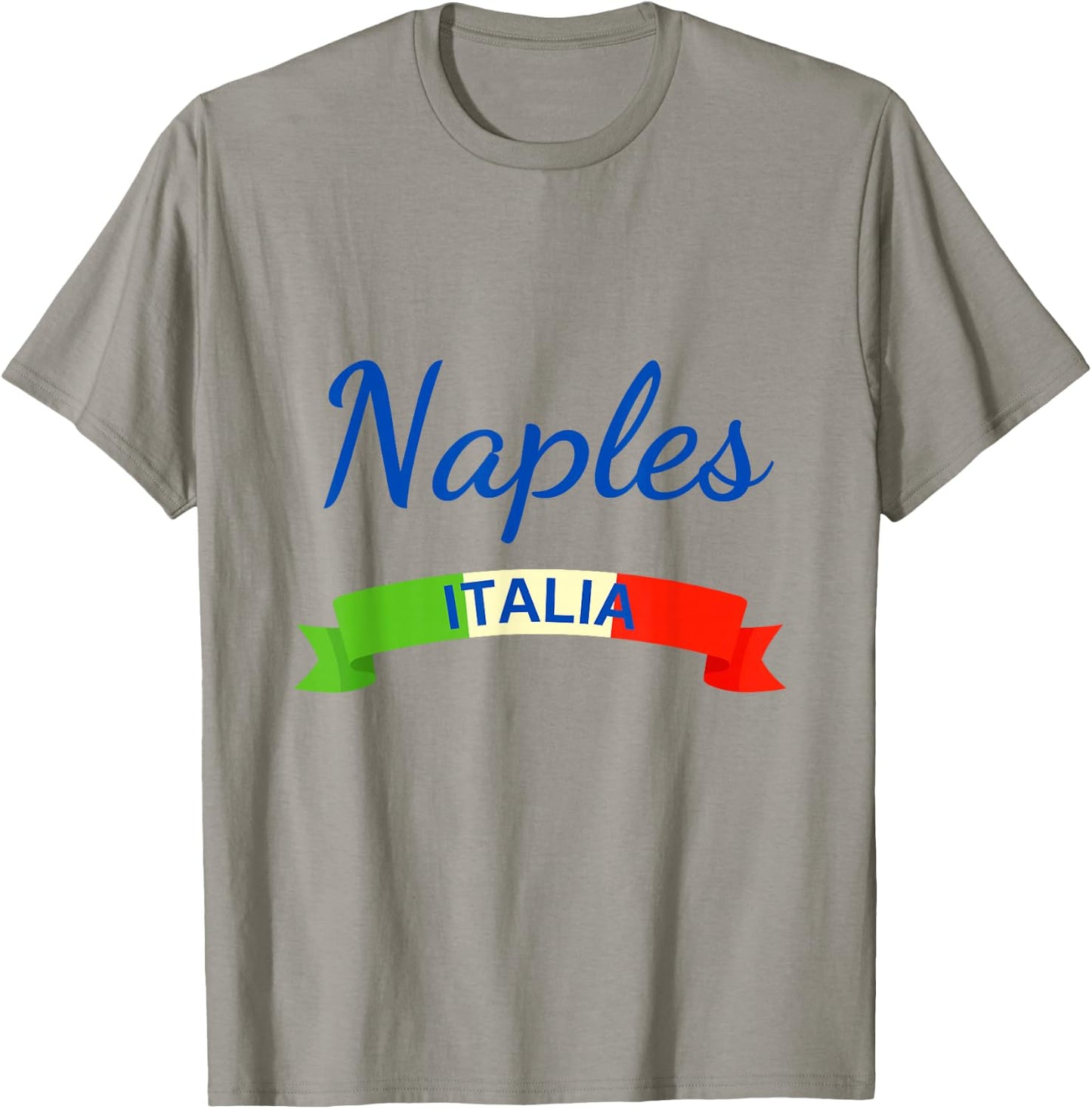 Naples Italy Flag Roma Italia Souvenir Matching Italian T-Shirt - T-Shirt | Sand