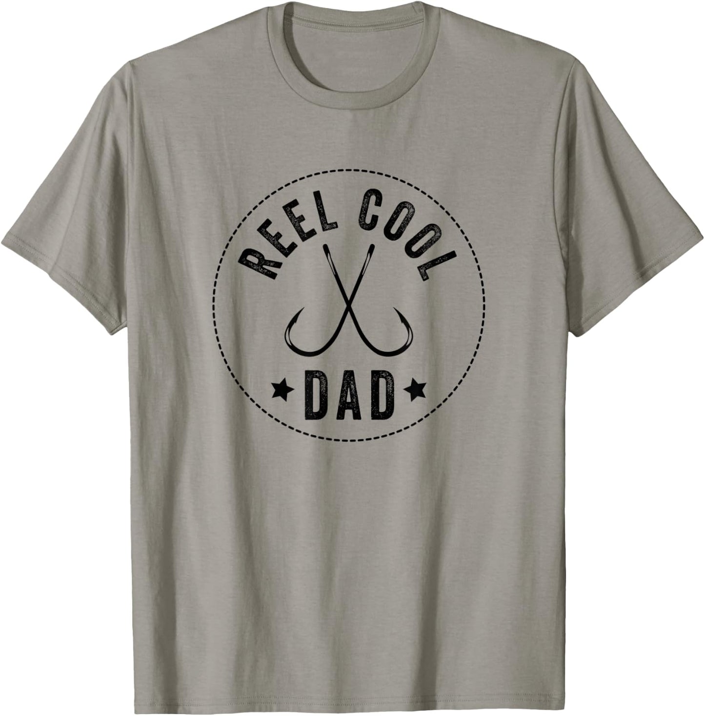 Reel Cool Dad, Dads Who Fish, Fisherman T-Shirt - T-Shirt | Sand