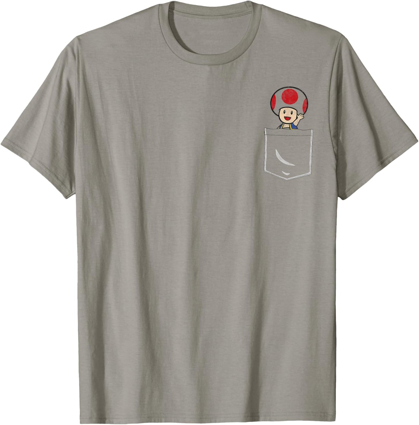 Super Mario Toad Pocket T-Shirt - T-Shirt | Sand