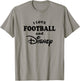 Disney I Love Football And Disney Bold Text Big Chest Logo T-Shirt - T-Shirt | Sand