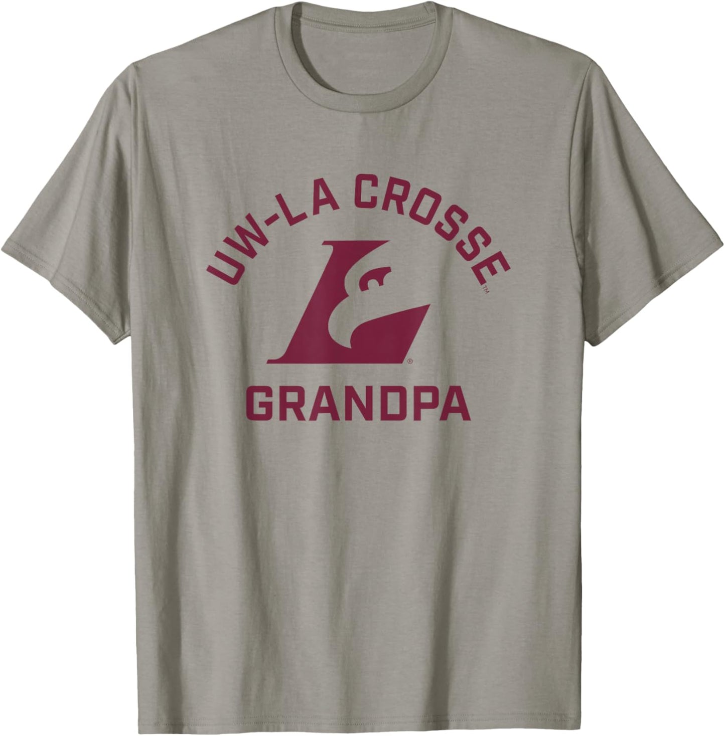 University of Wisconsin-La Crosse Eagles Arched Grandpa T-Shirt - T-Shirt | Sand