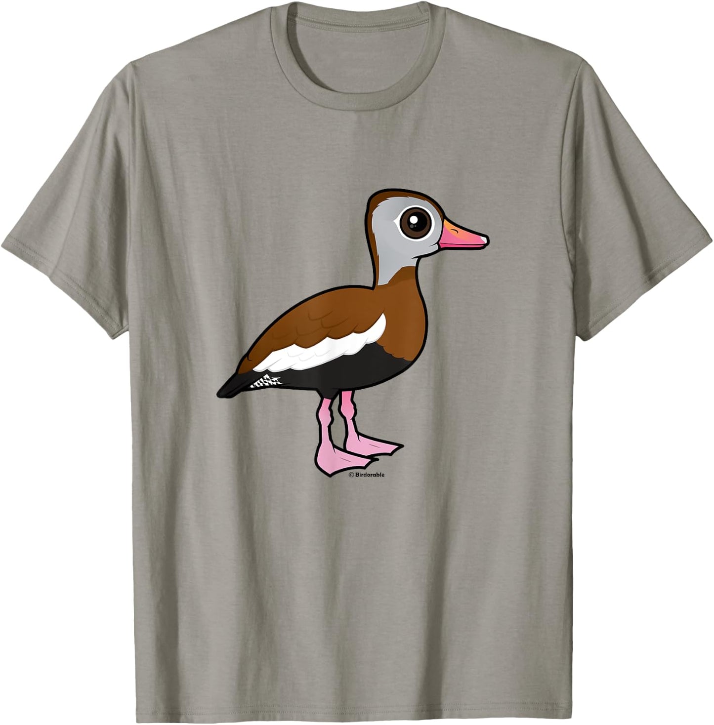 Black-bellied Whistling-Duck Cute Cartoon Duck Bird Lover T-Shirt - T-Shirt | Sand