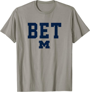 University of Michigan Wolverines U of M BET T-Shirt - T-Shirt | Sand