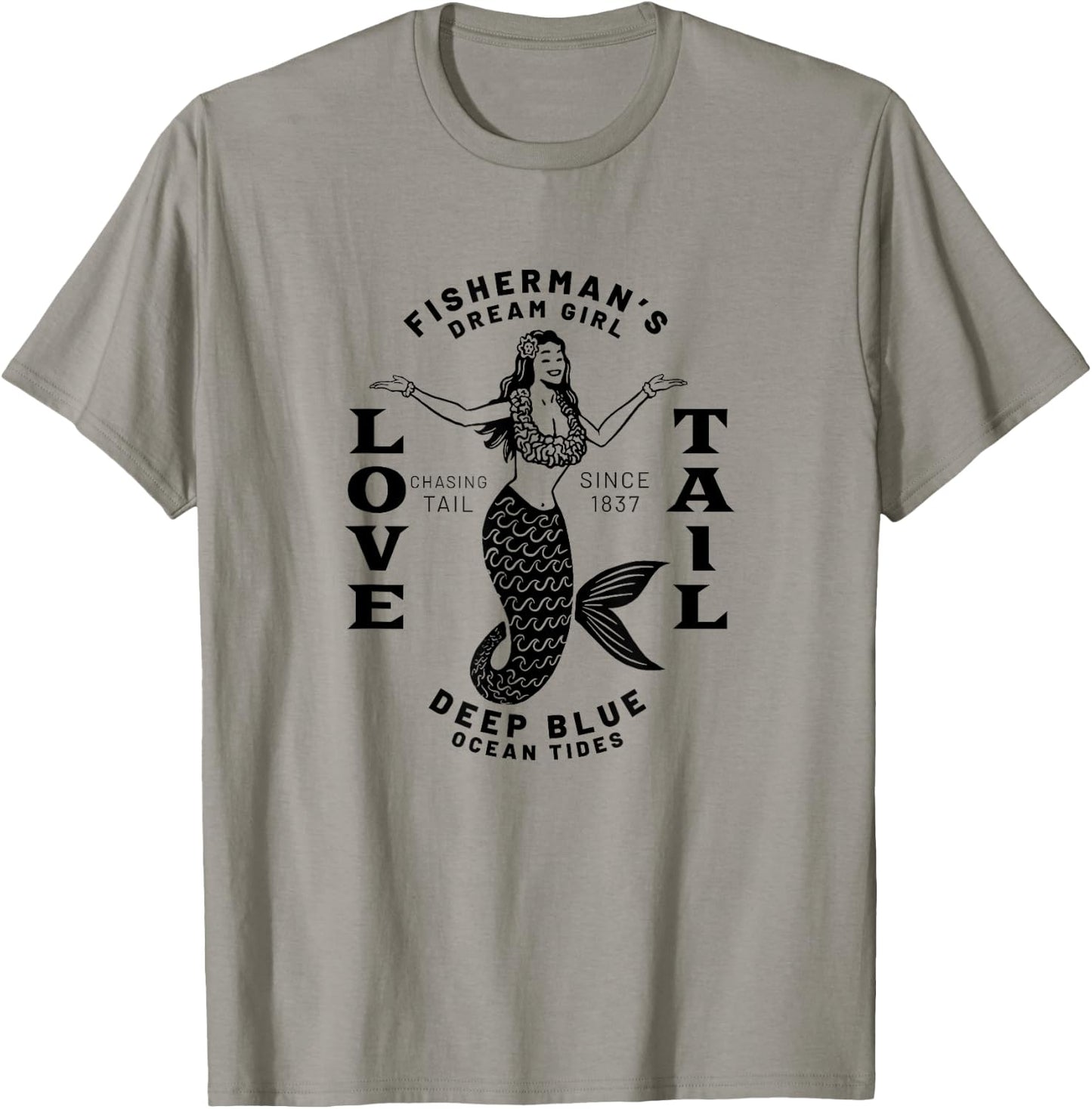 Fishing & Chasing Tail T-Shirt - T-Shirt | Sand