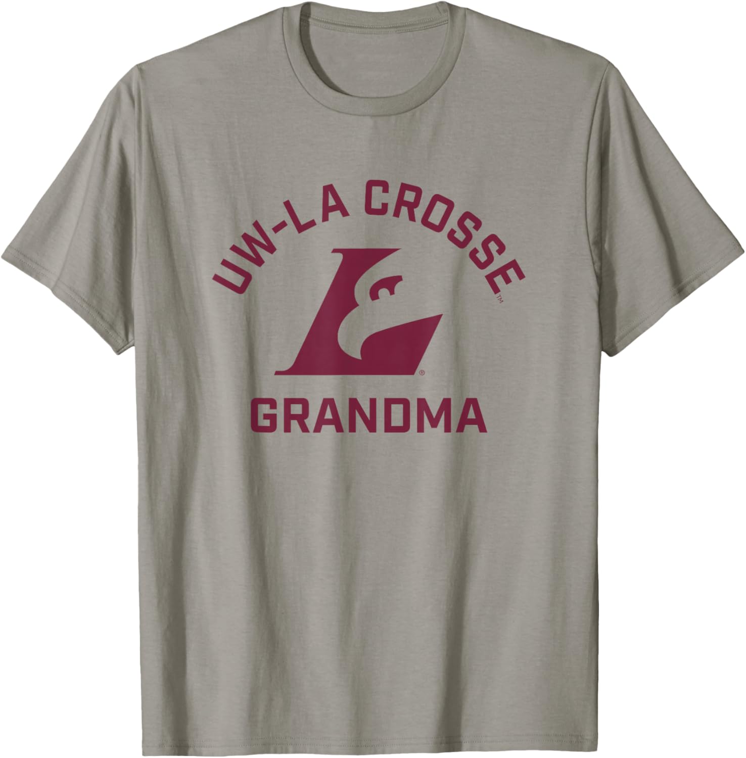 University of Wisconsin-La Crosse Eagles Arched Grandma T-Shirt - T-Shirt | Sand