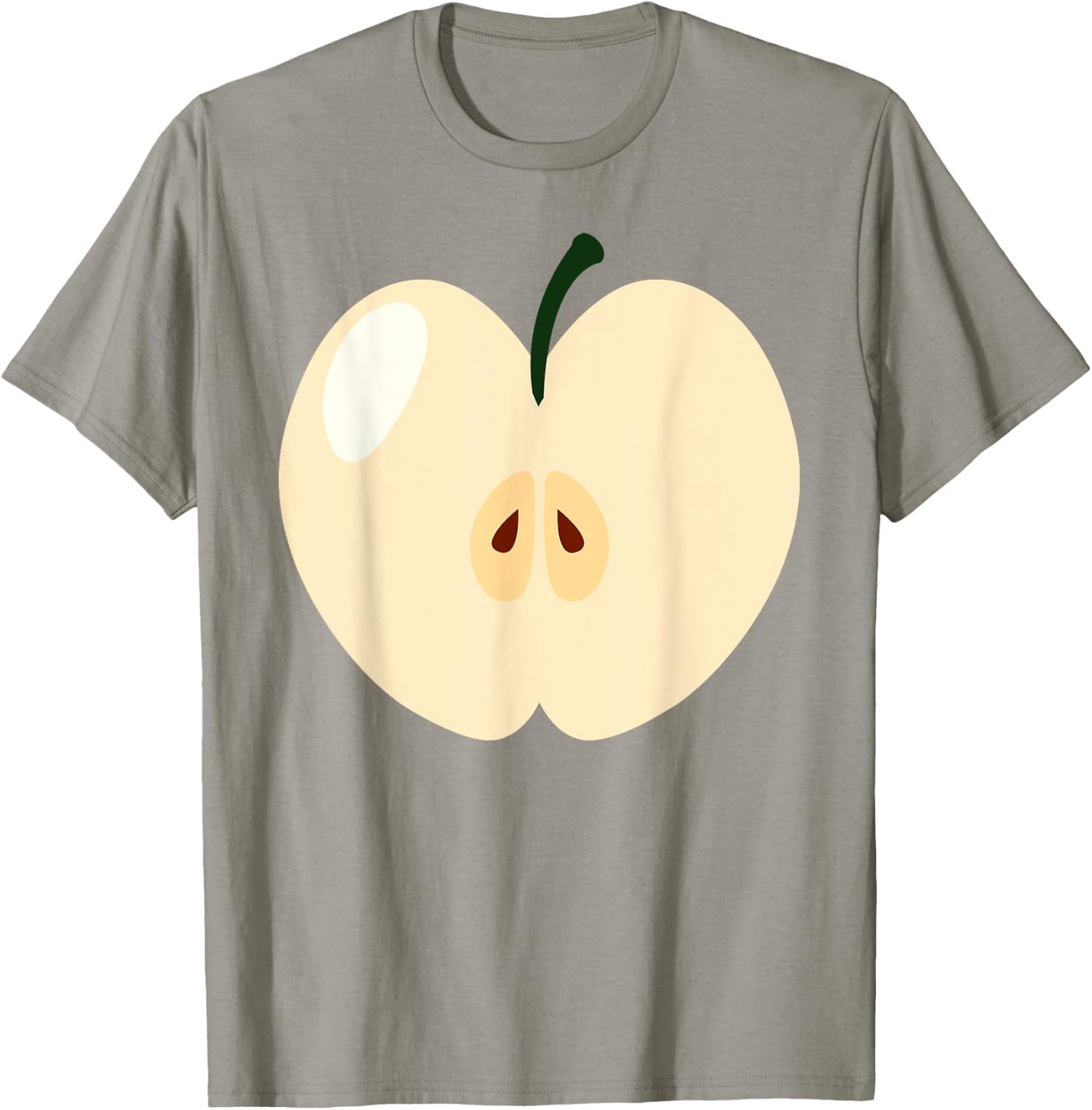 Green Apple Easy Funny Matching Halloween Costume Men Women T-Shirt - T-Shirt | Sand