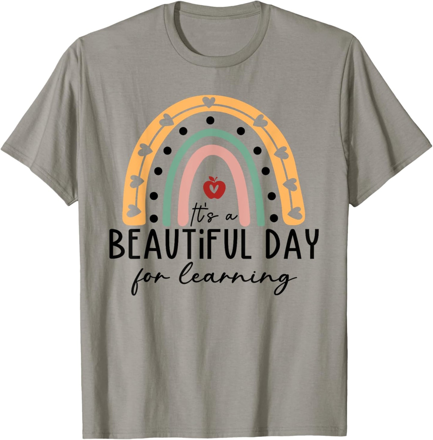 It's Beautiful-Day For Learning Retro Teacher Students Women T-Shirt - T-Shirt | Sand