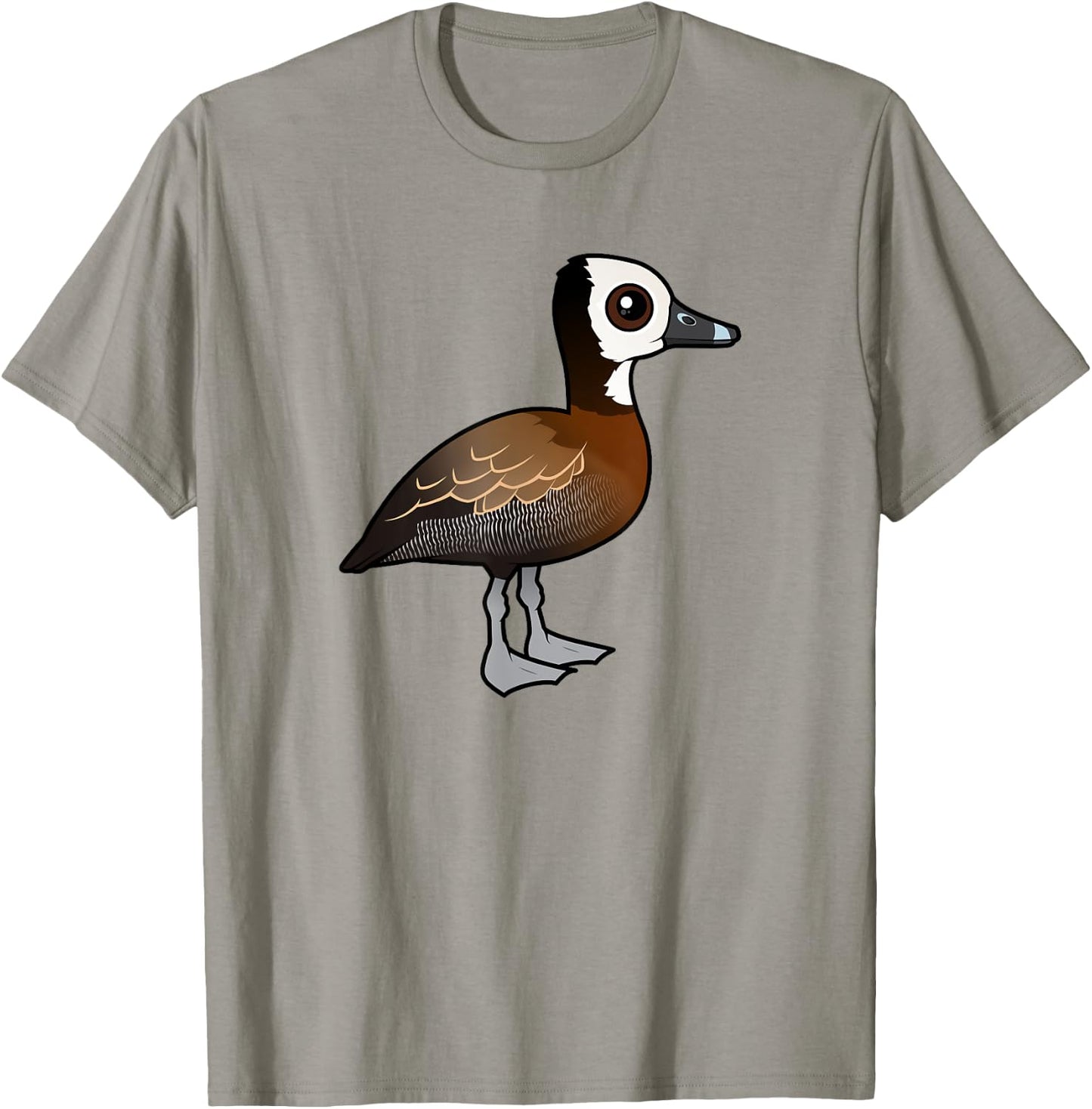 Birdorable White-faced Whistling-Duck T-Shirt - T-Shirt | Sand