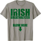 Irish Breathalyzer Blow Here T-Shirt - T-Shirt | Sand