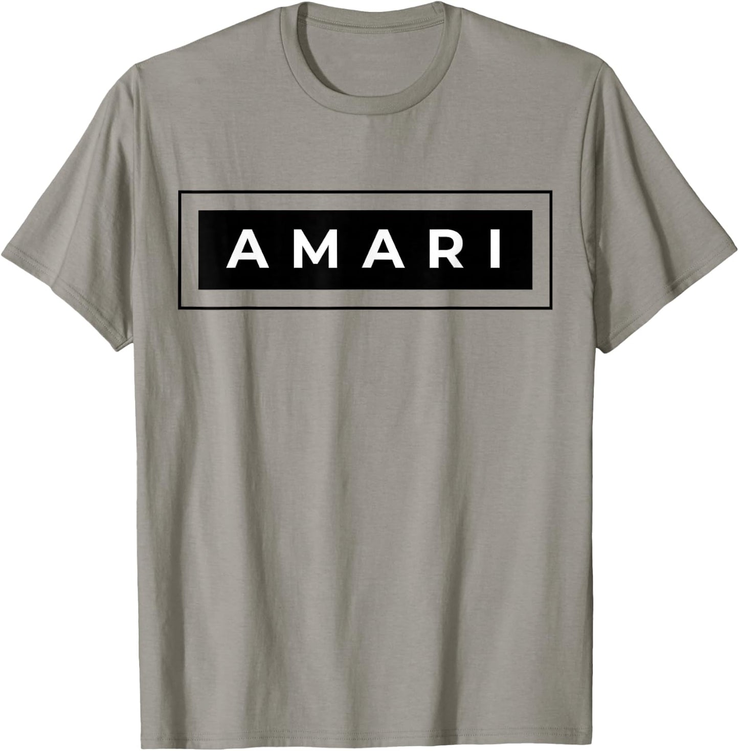 Amari First Name and Surname Design T-Shirt - T-Shirt | Sand