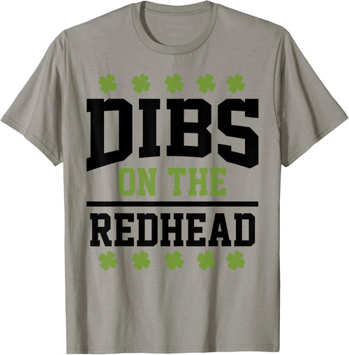 St Patricks Day Dibs Redhead Lucky Shamrock Irish