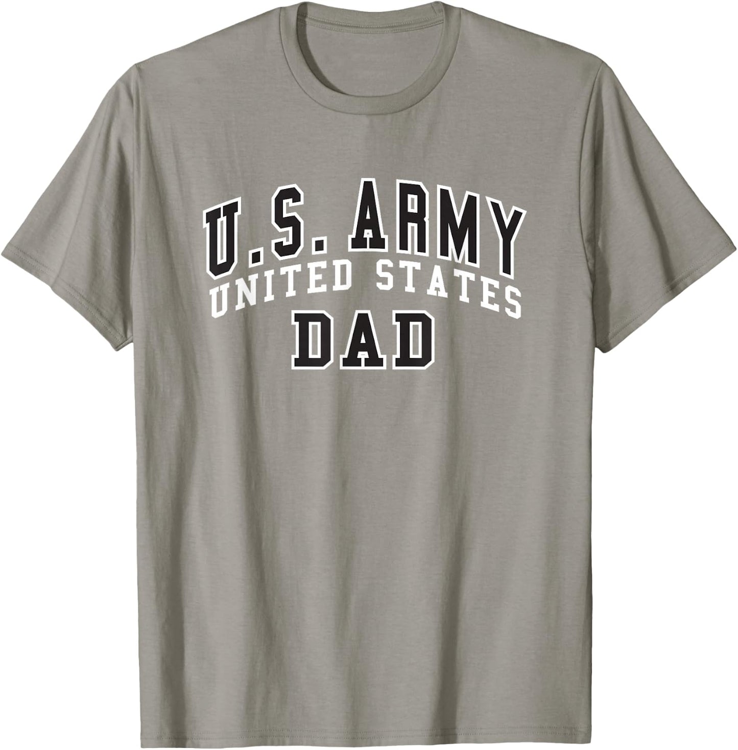 Military Army United States Dad Gray Officially Licensed T-Shirt - T-Shirt | Sand