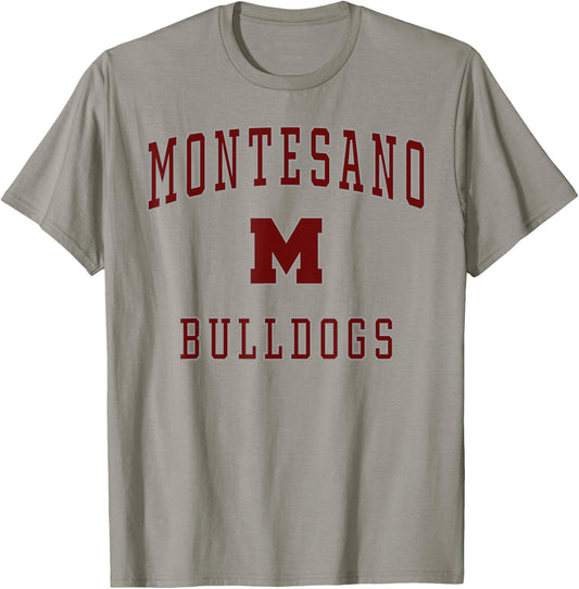 Montesano High School Bulldogs T-Shirt - T-Shirt | Sand