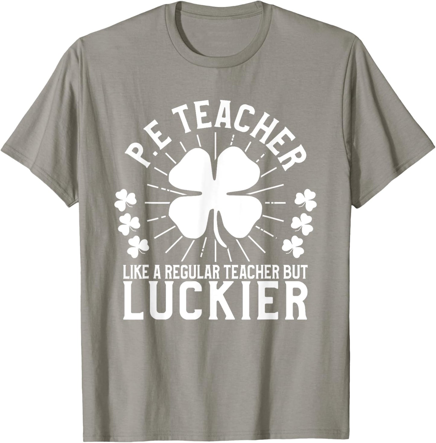 PE Teacher St Patrick's Day Gym Men Women T-Shirt - T-Shirt | Sand